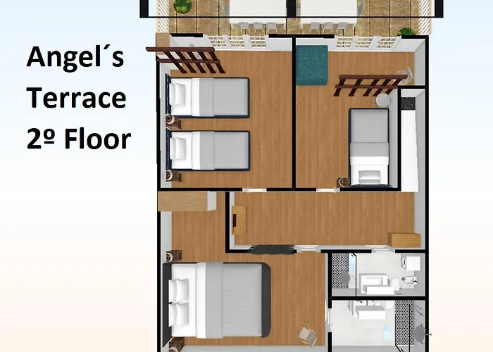 Appartement Angel's Duplex Terrace Five Bedrooms